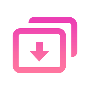 The LG Monitor App Installer icon: a pink download arrow in a rounded square.